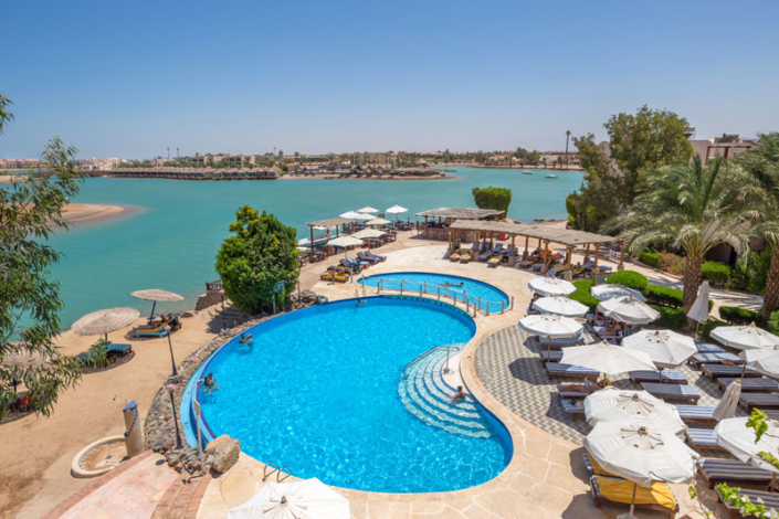 Sultan Bey Hotel El Gouna Pool and lagoon View4