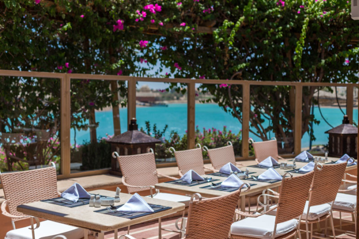 Sultan Bey Hotel El Gouna restaurant terrace2