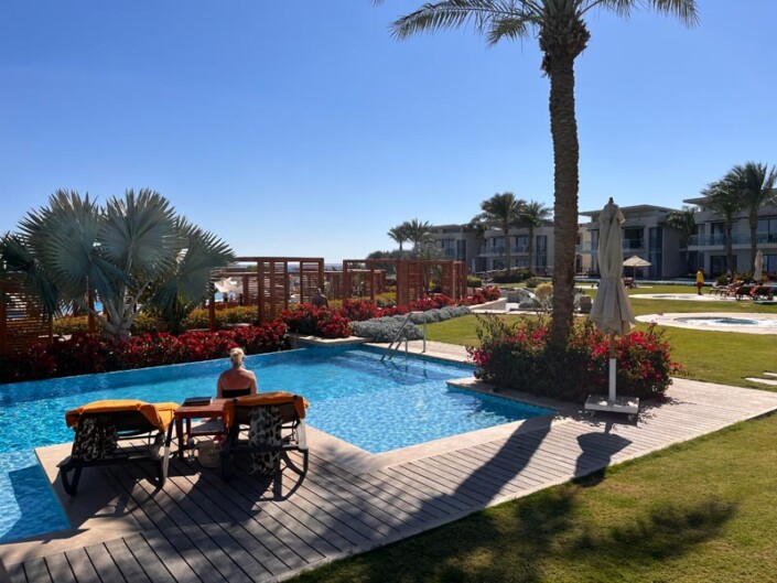 Rixos Premium Magawish Hurghada pool garden