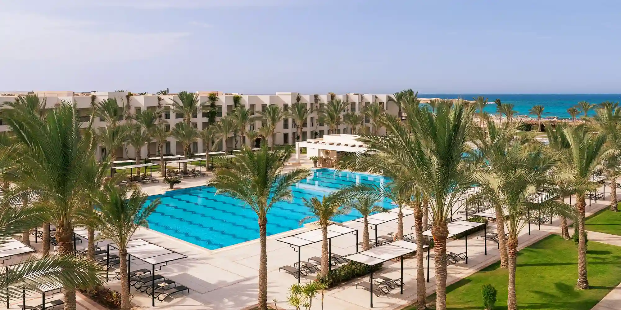 JAZ Elite Crystal Almaza Bay Beach Bar View