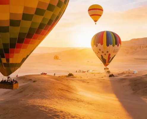ballonfahrt luxor heissluftballon aegypten